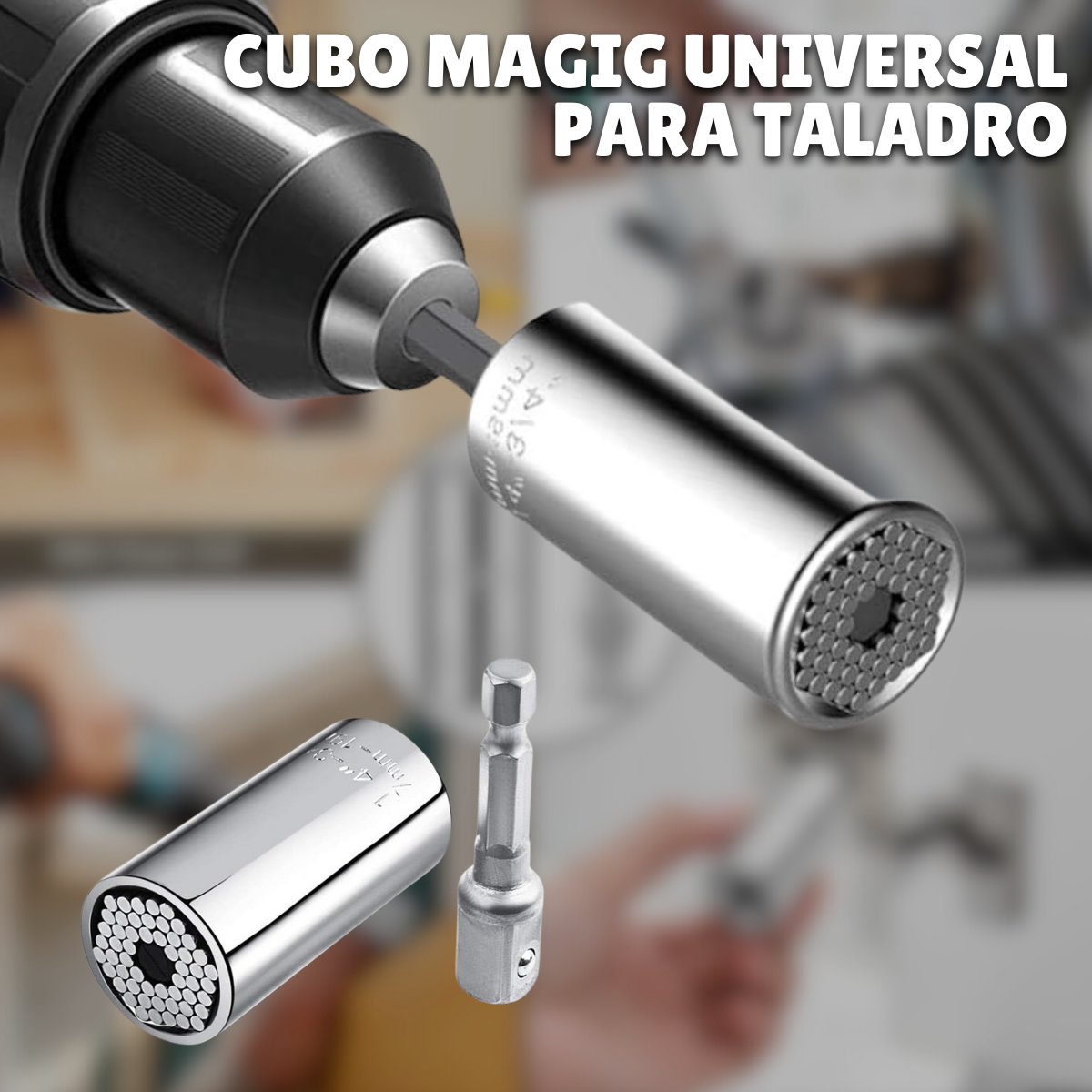 Cubo Magig Universal Para Taladro