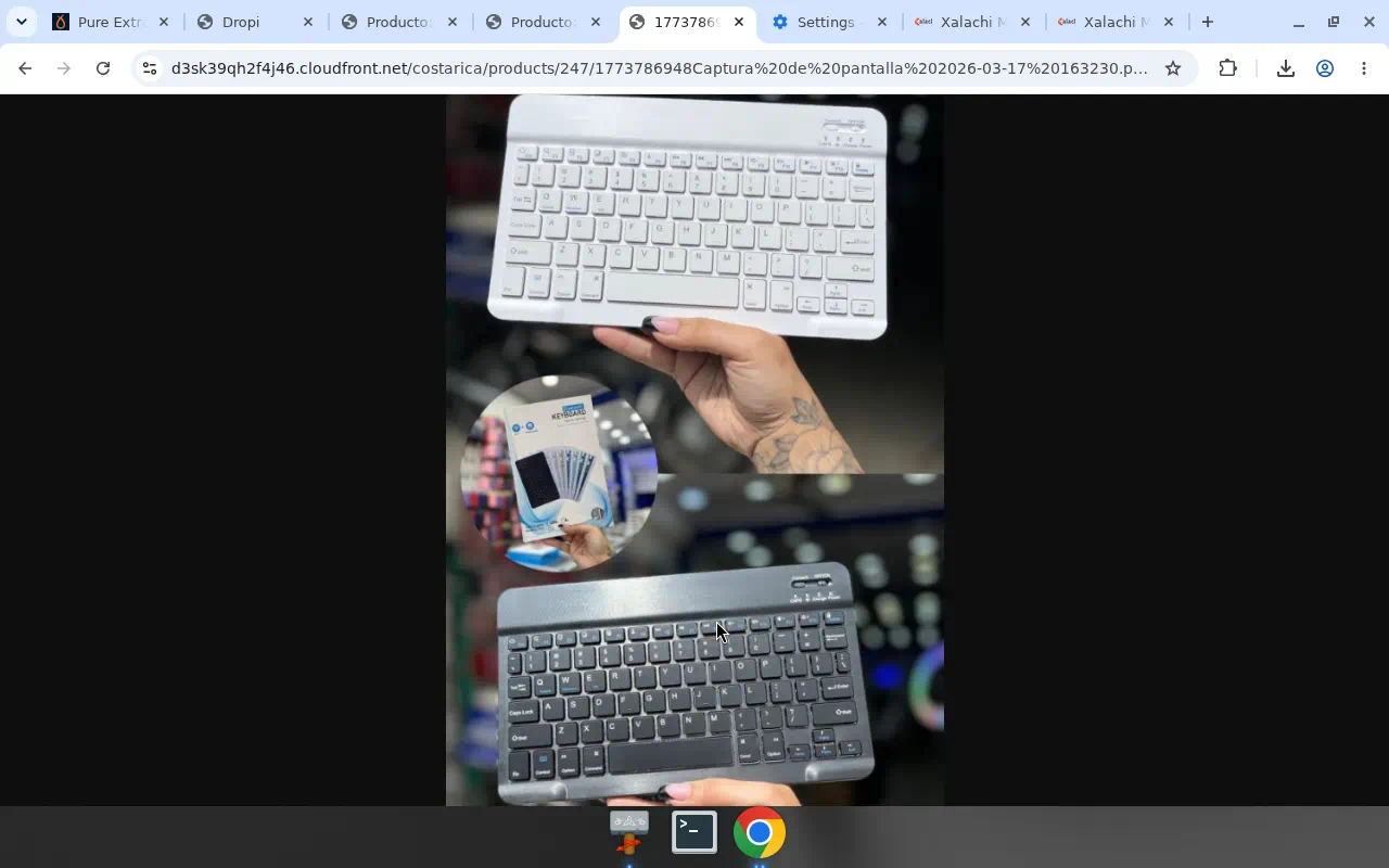 Teclado Inalambrico Super Delgado